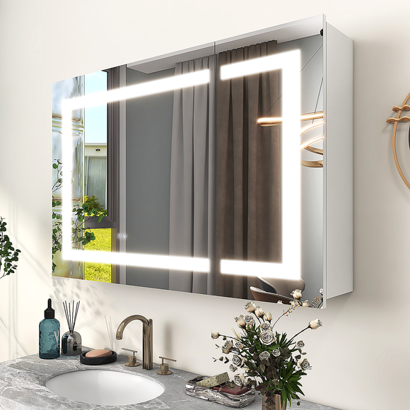 Medicine Cabinet with Mirror for Small Bathroom | Mirplus America